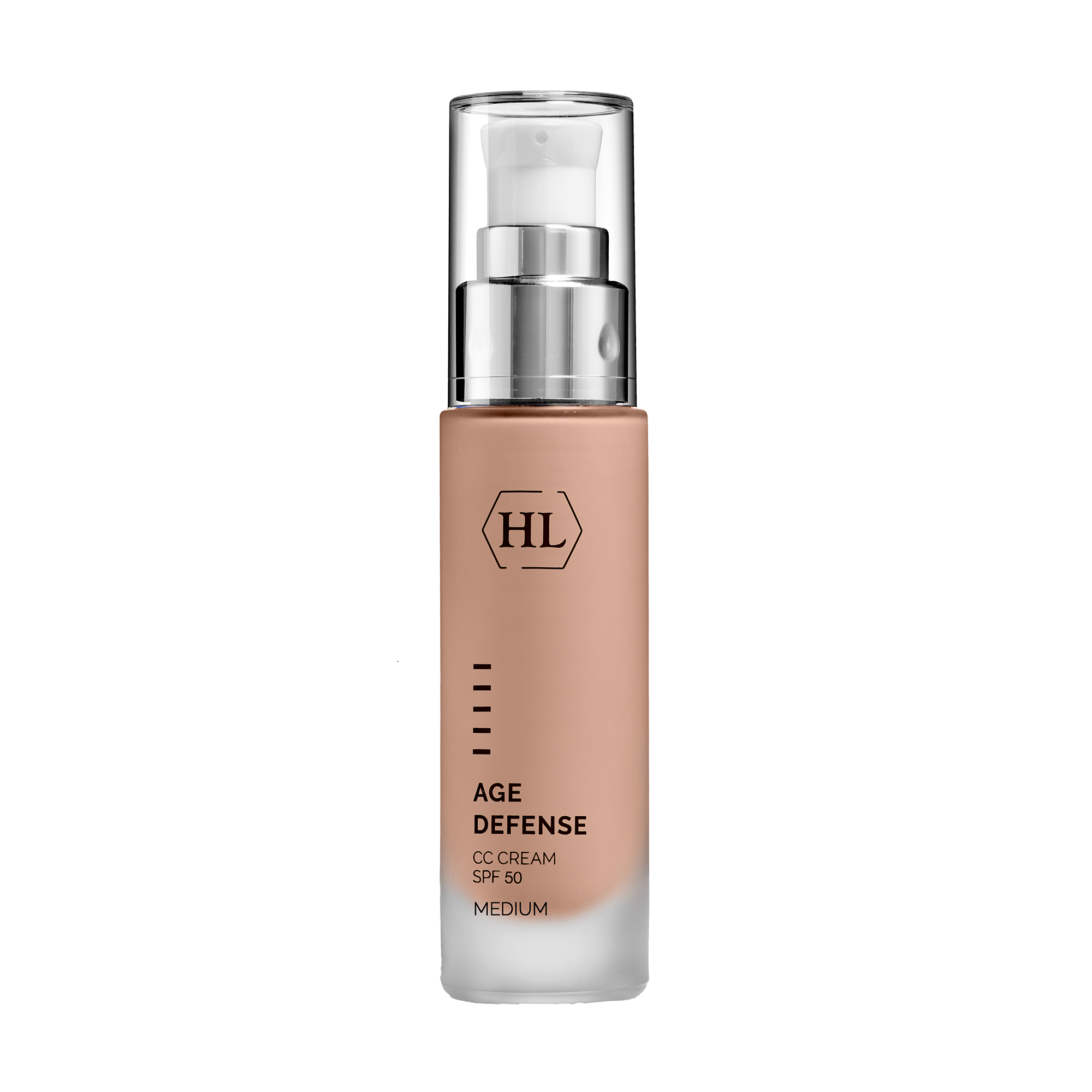 Коригувальний CC-крем для обличчя Holy Land Cosmetics Age Defense CC Cream SPF 50, Medium, 50 мл
